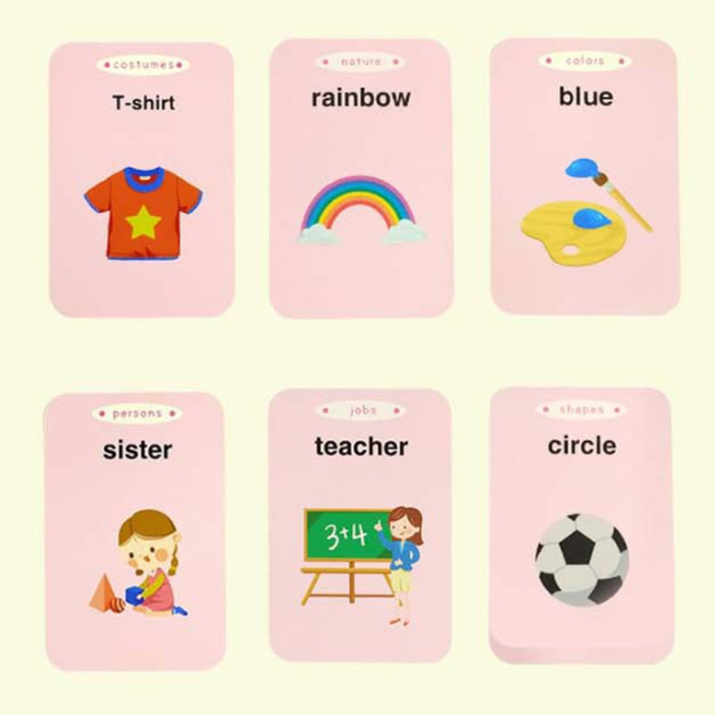 Card Type Early Education Machine Children's Cognitive English Card Early Learning Machine Electronic Interactive Toys Gift for Kids