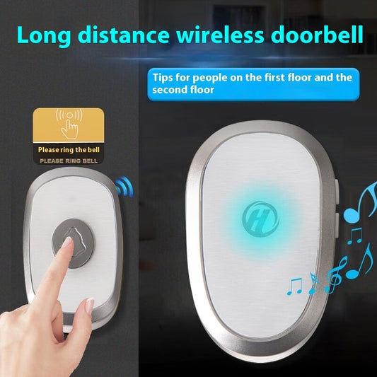 Doorbell Wireless Home Electronic Ultra Distance Unlimited Villa Waterproof