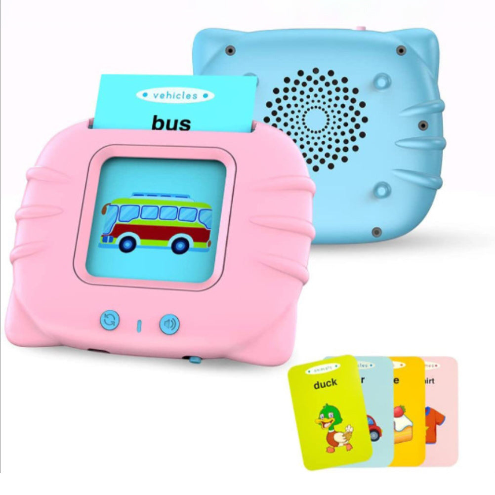 Card Type Early Education Machine Children's Cognitive English Card Early Learning Machine Electronic Interactive Toys Gift for Kids